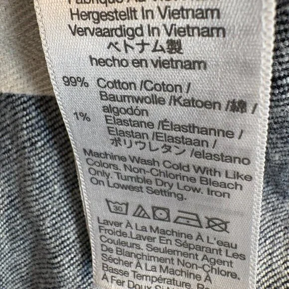 Madewell The '90s Straight Leg Jeans Dark Wash Size 33 - Picture 7 of 10